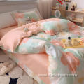 autumn fairy-tales bed sheet cover bedding pillowcase set